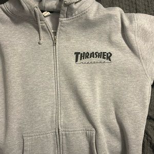 Gray thrasher hoodie men’s size medium